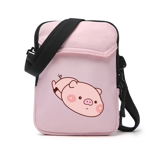 pig 3 pink APP BLOG, брендовые Мини повседневные маленькие сумки-мессенджеры с розовой Свинкой, вечерние сумочки, известный дизайнер, сумки на плечо для женщин, девушек, студентов - Цвет: pig 3 pink