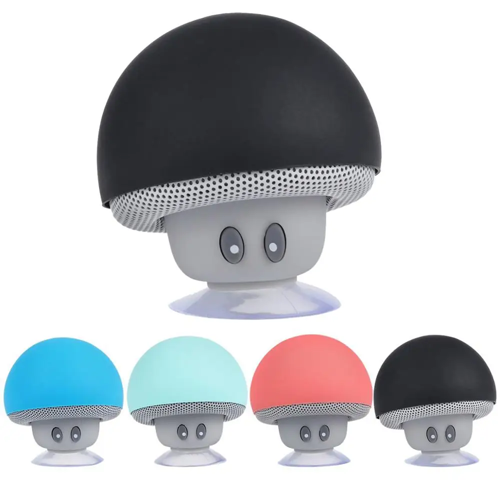Портативная Водонепроницаемая стерео Bluetooth Колонка в стиле грибов милая