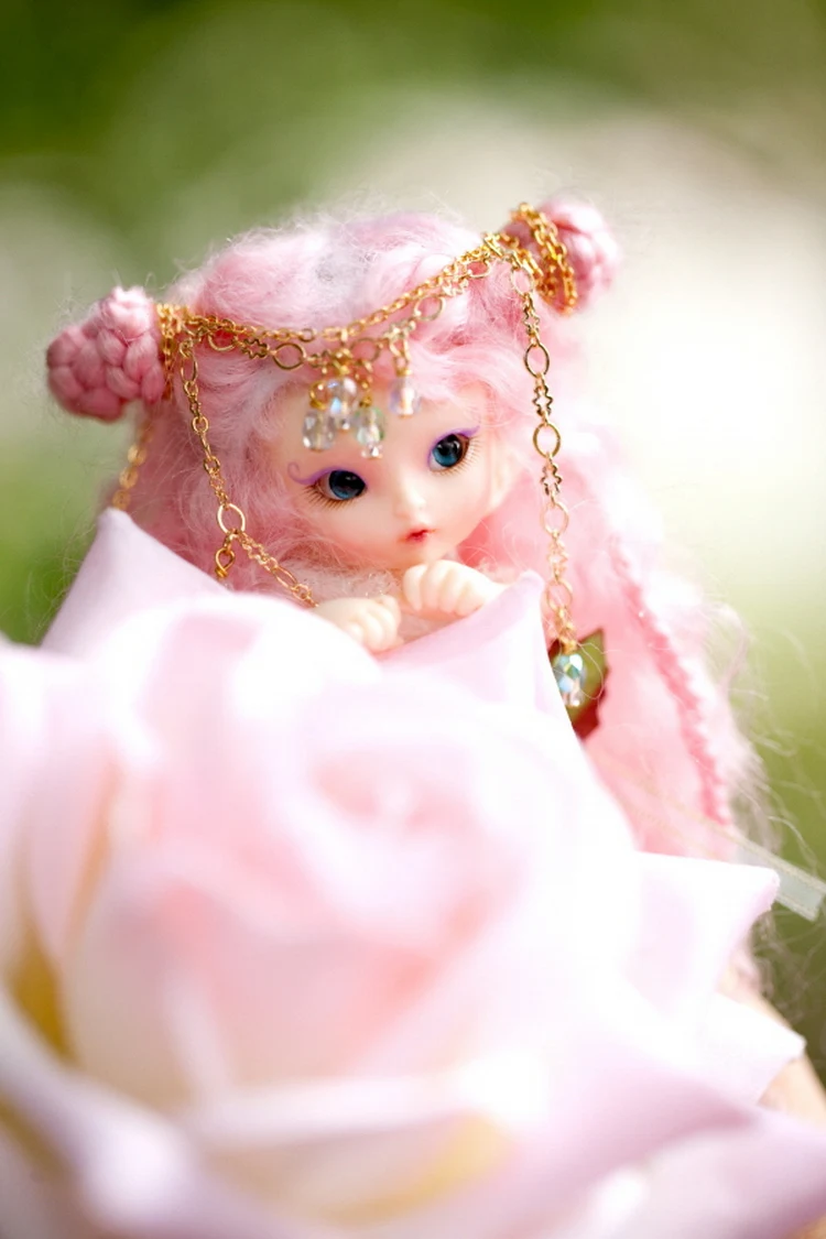 Fairyland FL Realpuki Роро BJD кукла 1/13 розовая улыбка эльфы Игрушки для девочек крошечные полимерные шарнирные куклы