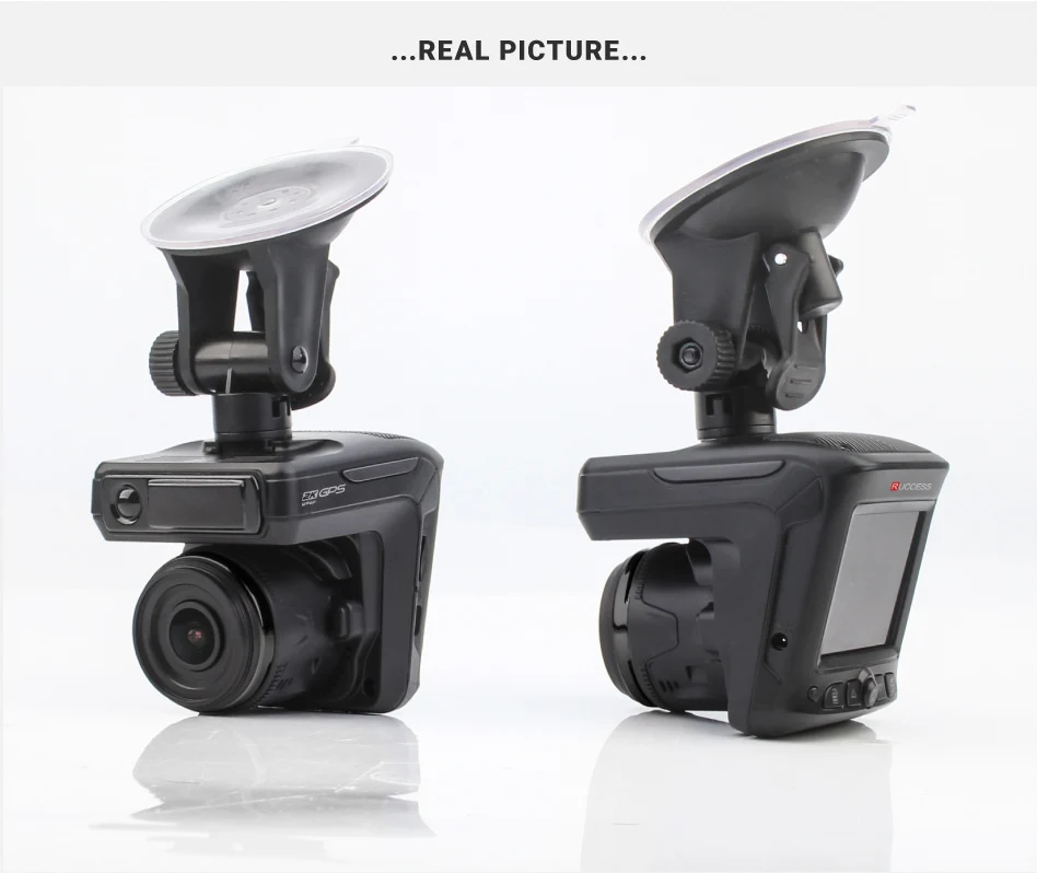 Ruccess 3 в 1 радар Dvr FHD 1296P Встроенный gps автомобильный Детектор двойной объектив Автомобильная камера Анти радар детектор русская Speedcam