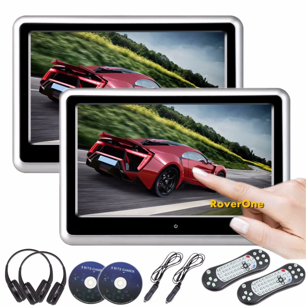 Автомобильный DVD плеер на подголовник с сенсорным экраном HD 1080P 2 шт.|dvd stereo|dvd player