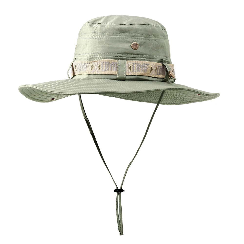 Летняя рыболовная шляпа для мужчин и женщин широкая дышащая сетчатая Кепка