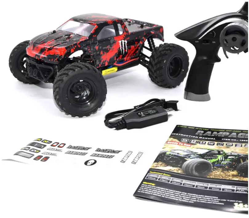 

High Speed Drift Electric big foot Car 18859E 2.4G 4WD 35-40km/h RTR Remote Model RC Racing Car Toy for kids best gift