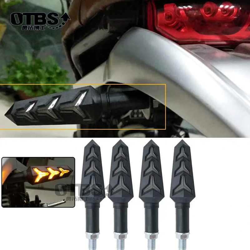 OTBS мотоциклетный светильник с поворотными сигналами светодиодный мигающий