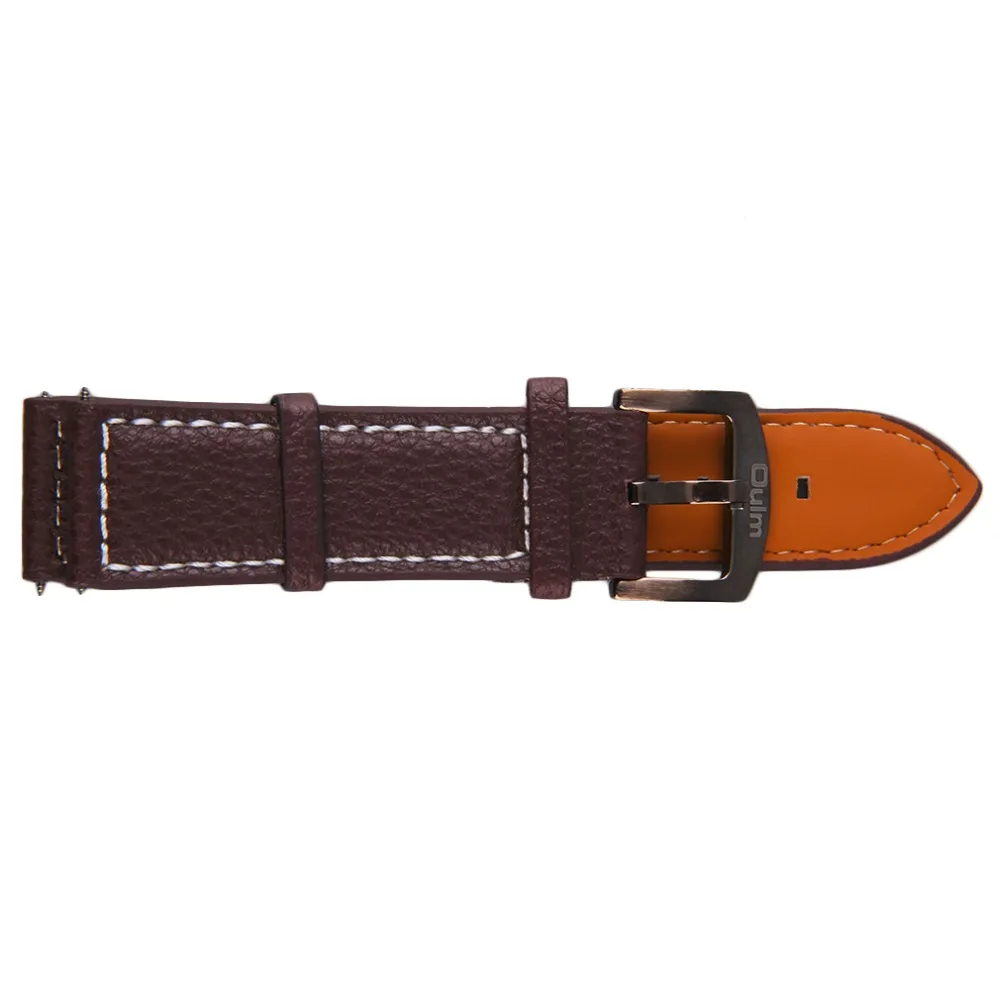 Мужской прочный мягкий PU кожаный ремешок для часов в стиле милитари Пряжка из