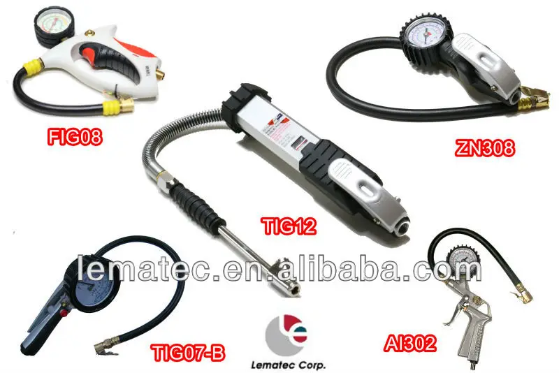 Pro Heavy duty Tire inflating gun with pressure gauge Mini High Efficient Inflator for cars and motorcycles | Инструменты