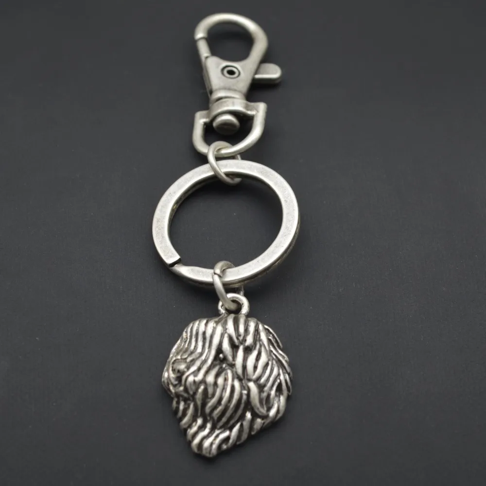 Лидер продаж 2017 модный винтажный 3D милый полированный брелок для ключей из