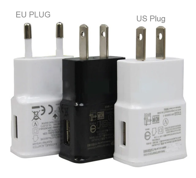 Micro USB Data Cable EU US Adapter Phone Charger For Galaxy J2 ProJ2/A7/J2 Core/J7 Prime (2018) Meizu M3S/M5/M5S/MX5E/M5C | Мобильные