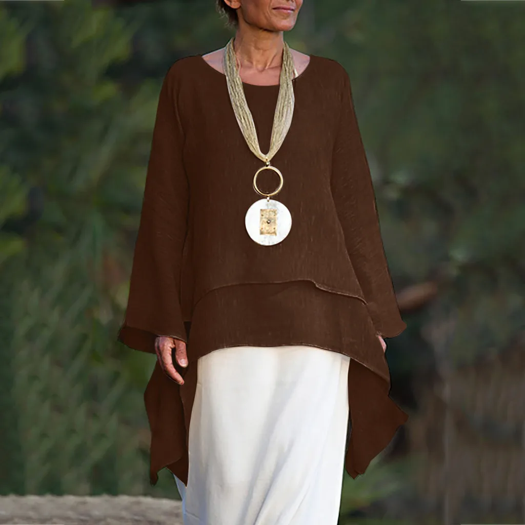 2019 большой Размеры кружево шифон Свободные топы Новинка Женские модные в стиле