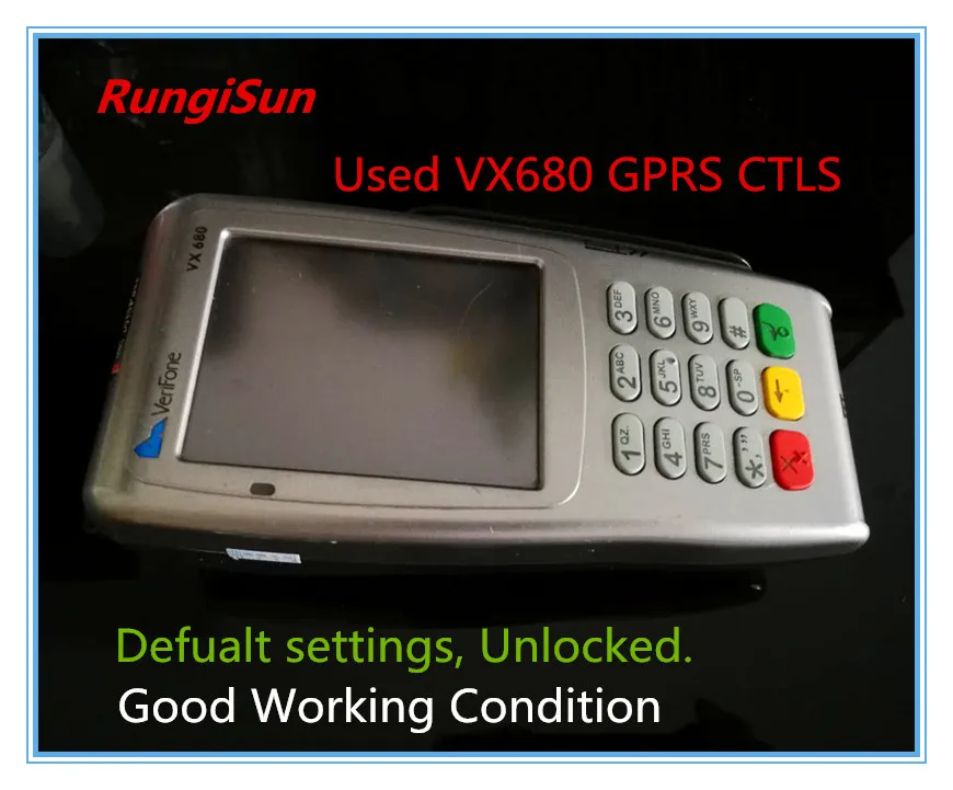 Б/у/Восстановленный pos терминалы Verifone Vx680 GPRS CTLS|Приемник и антенна GPS| |