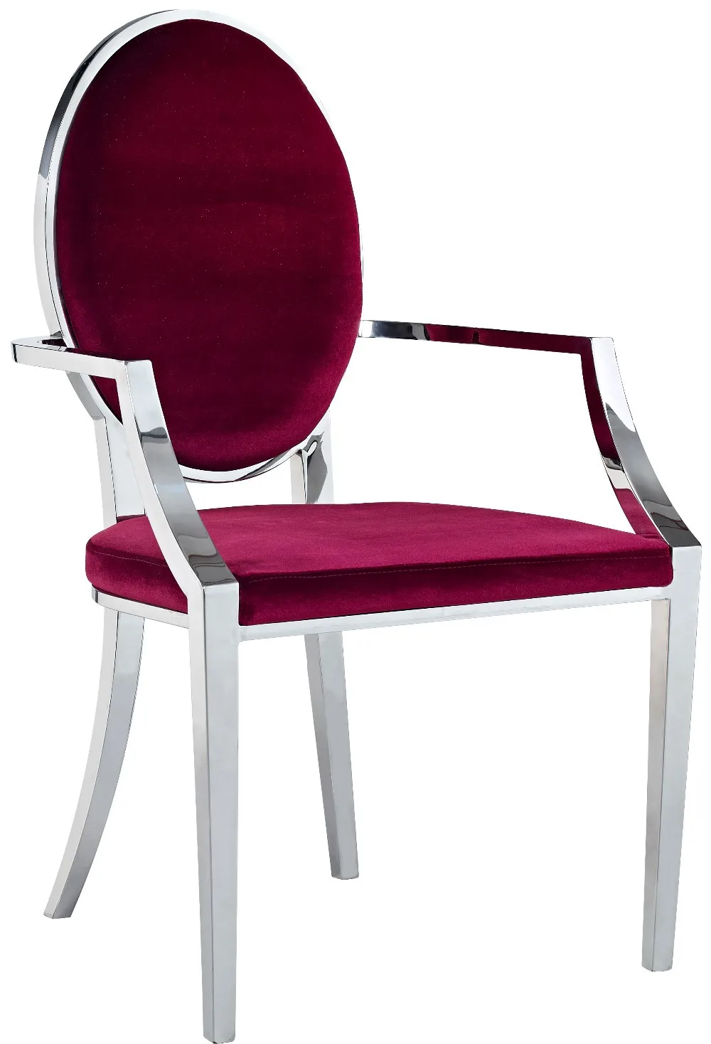 A red dining chair which have creative and comfortable armrest | Мебель