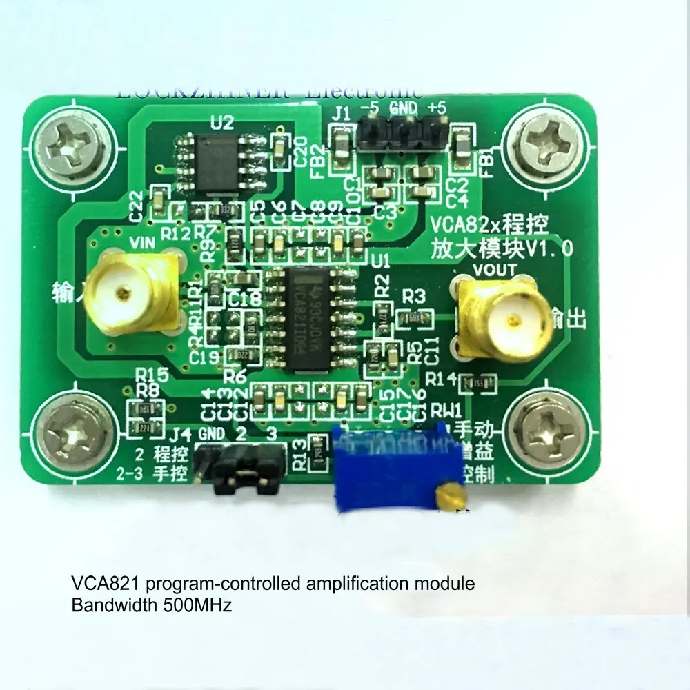 VCA821 программируемый модуль усилителя VCA VGA 0dB ~ 40dB Линейный коэффициент усиления