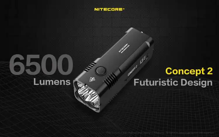 Новинка, NITECORE, концепция 2, C2, 6500 люменов, 4 x CREE, XHP35, HD, перезаряжаемый, открытый, поиск поход, фонарик