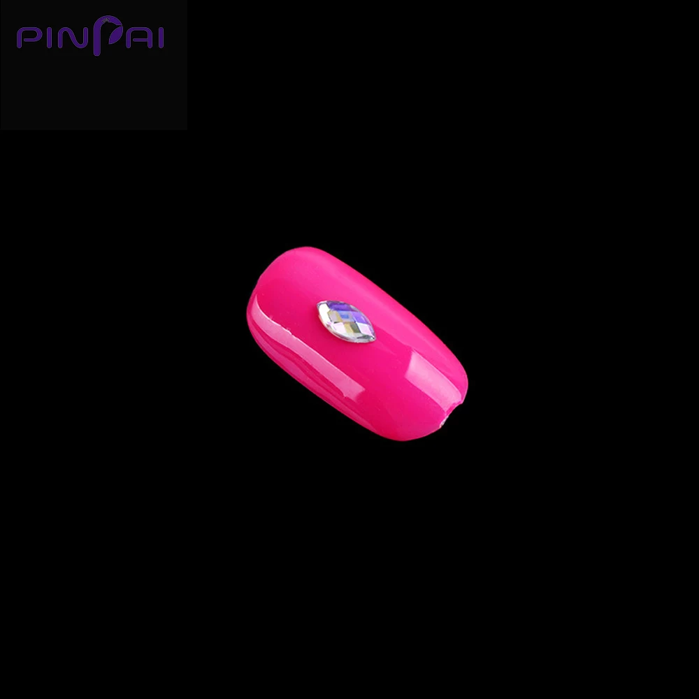 PinPai 3D Маникюр акриловый кристалл AB маркиза земля лицо лошадь глаз форма горный хрусталь декор для ногтей украшения аксессуары
