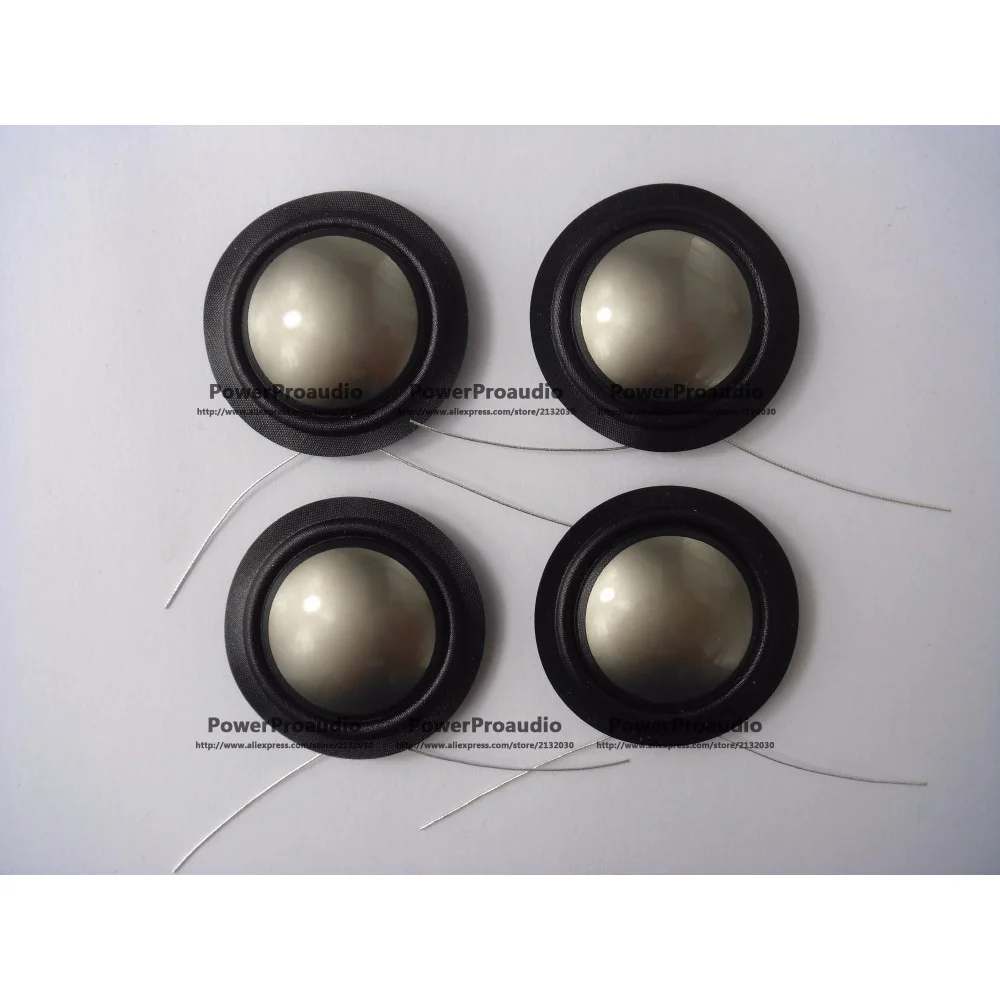 

4pcs 25.4mm 25.5mm (1") silk+Titanium diaphragm dome Tweeters voice coil menbrance 8ohm