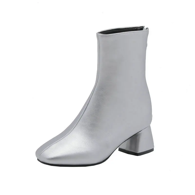 LDHZXC/Женская обувь ботильоны модные женские вечерние туфли из искусственной кожи