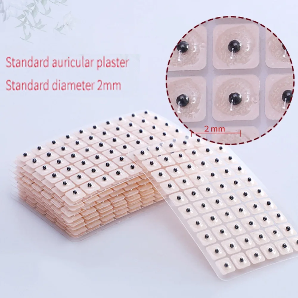 600 шт./лот Стикеры для релаксации ушей иглы семечки массаж ушных раковин Пастер