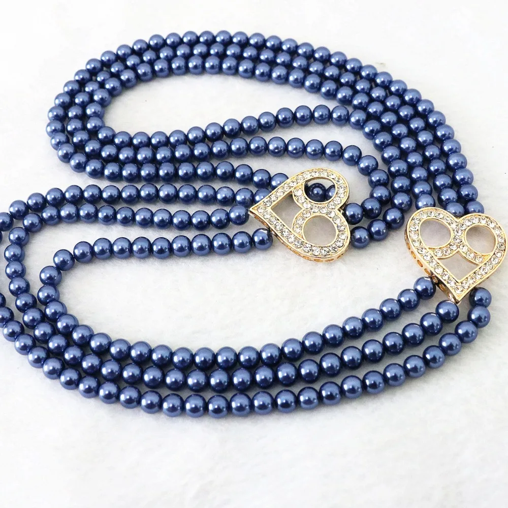 Разноцветные аксессуары в форме сердца имитация жемчуга 8 мм круглые бусины 3