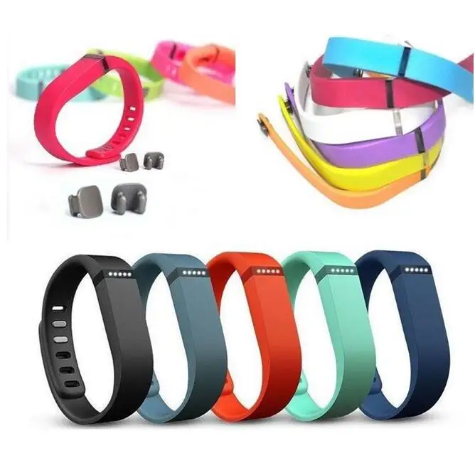 300 шт. Лучшая цена сменный ремешок для часов маленький из ТПУ браслета Fitbit Flex