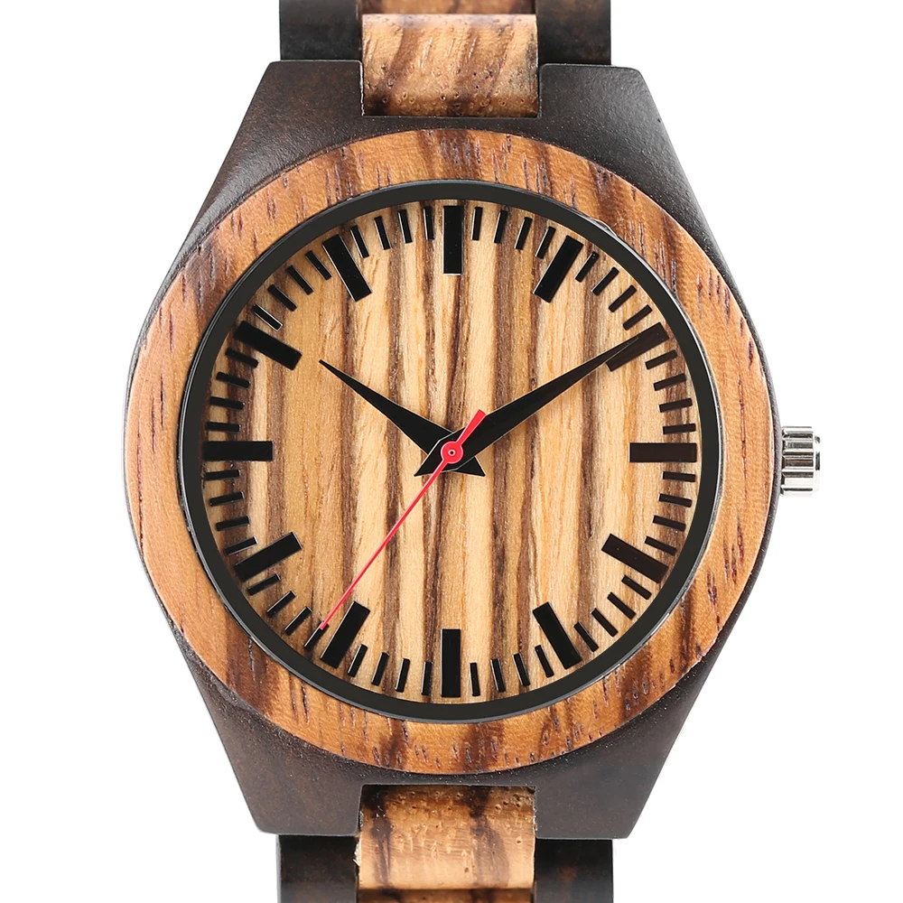 Fashion Wrist Watch Bamboo Handmade Men Women Analog Bangle Quartz Watches Full Wooden Band Strap Fold Clasp Creative Gift | Наручные