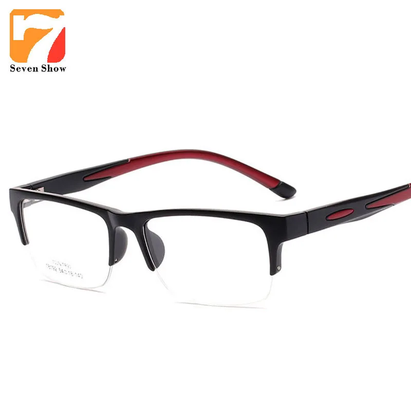Модные очки Для мужчин TR90 оправ мужской миопия компьютерные прозрачные линзы