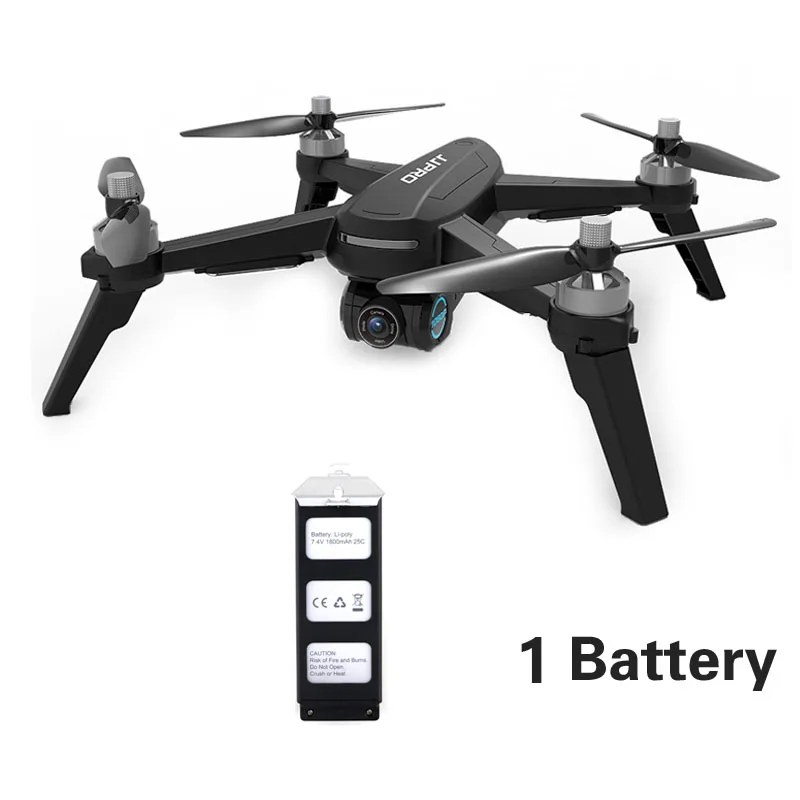 5G WiFi FPV Бесщеточный селфи 1080 P широкоугольная HD камера gps позиционирование складной Радиоуправляемый Дрон Квадрокоптер RTF Профессиональный беспилотник - Цвет: Black 2 battery