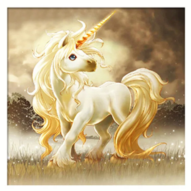 5D Unicorn Diamond Painting Crystal Needlework DIY Drill Cross Stitch Decorative Children Handmade Gifts | Дом и сад