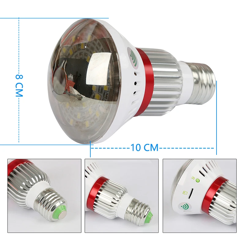 BC-785WM лампа Wifi Ip камера Micro SD CCTV наблюдения с 5 ватт белый свет выход беспроводной