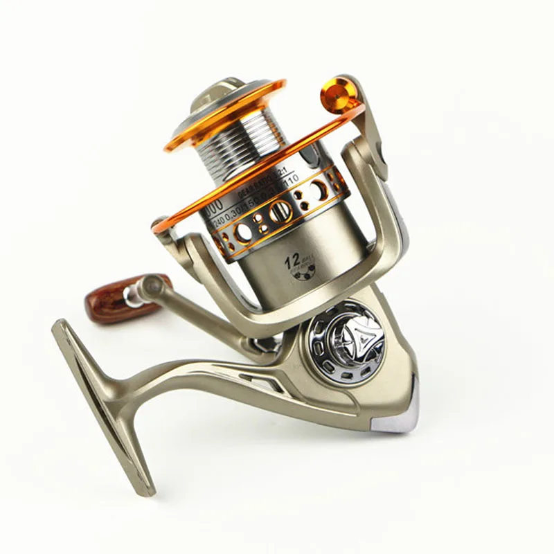 Металлическая спиннинговая рыболовная Катушка 12 шарикоподшипников 5 2: 1