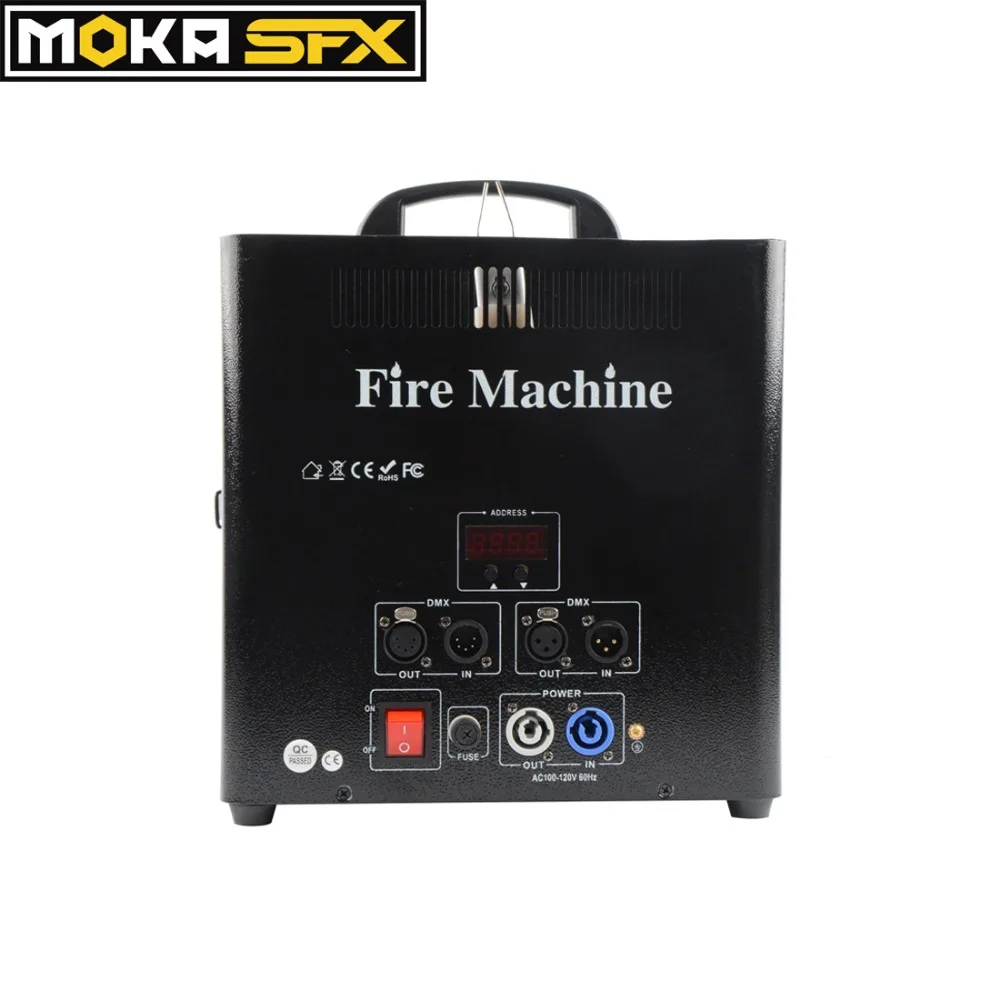 4 шт./лот трехступенчатая пламенная машина с корпусом для полетов dmx Пожарная