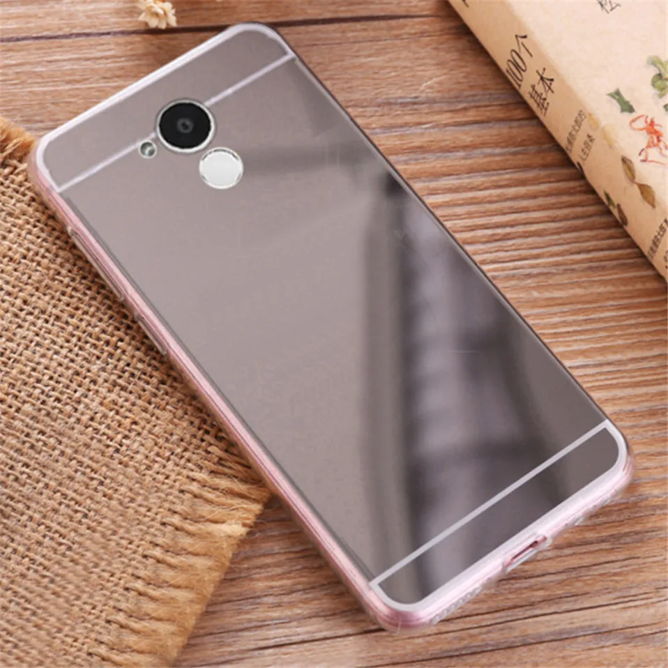 Зеркальный гальванический чехол-бампер чехол для huawei P20 Pro P8 lite P9 рlus Honor 9 G9 Lite 2017 P10