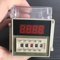 Реле времени Omron DH48S-S Цифровое реле задержки таймера 0,1 S-99 H часы Цифровое реле таймера AC 220 В с гнездом в комплекте