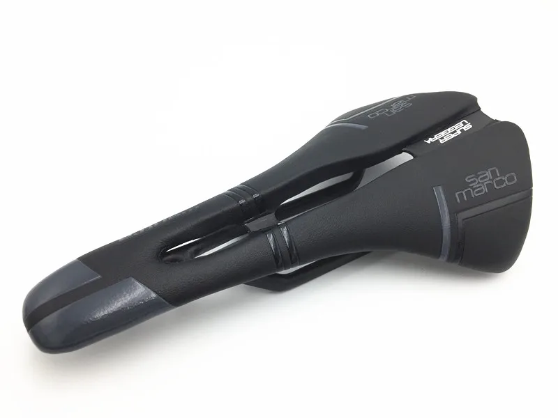 018 Сан Марко bicicleta silla fibra де carbono + cuero sillines sillin bici карриль arco cushion130 +/ 5 г цветов|Седло