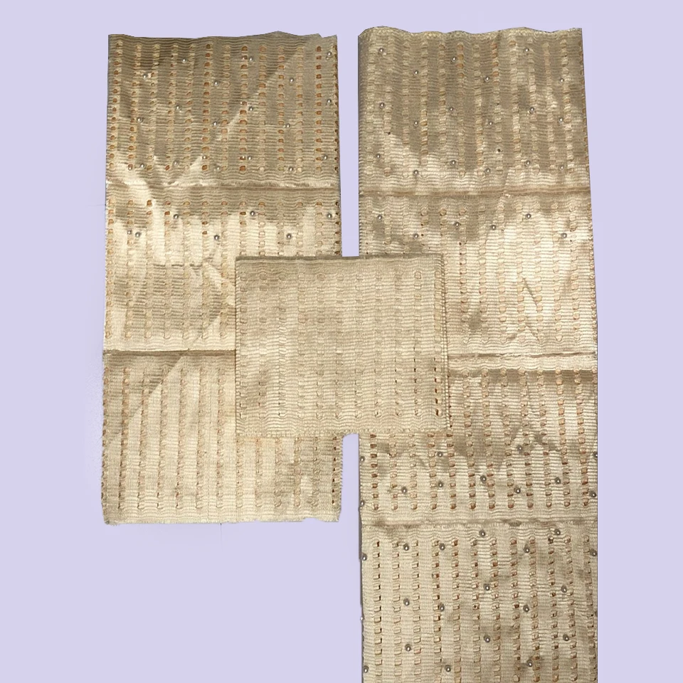 3 предмета в комплекте комплект из туфлей нигерийском стиле тюрбан ткань ашо Оке