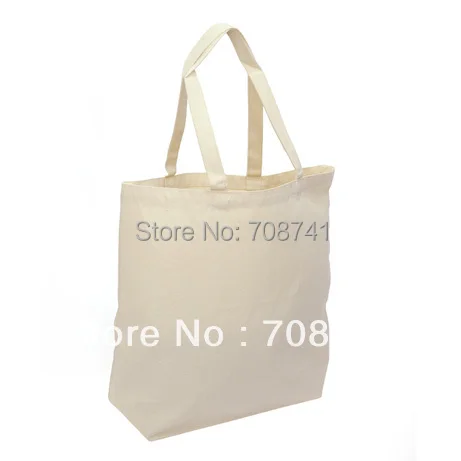 OIVEFEET TCS004 100 шт 27X28X8cm хлопковые сумки оптом для промо акций печать логотипа на