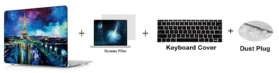 Серия масляной живописи чехол для Macbook Air 11 13 Pro retina Touch Bar& ID 12 13 15 16 дюймов цвета чехол для ноутбука