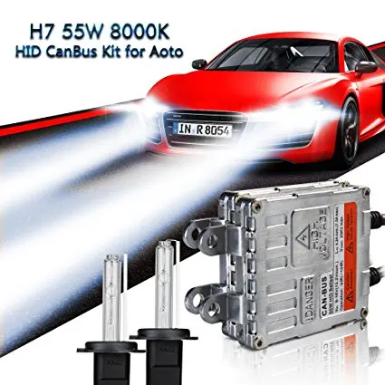 Ксеноновая H7 Canbus HID Kit D2S H1 H4 H11 H3 HB4 9005 9006 ксеноновая лампа для автомобильных фар AC 55W
