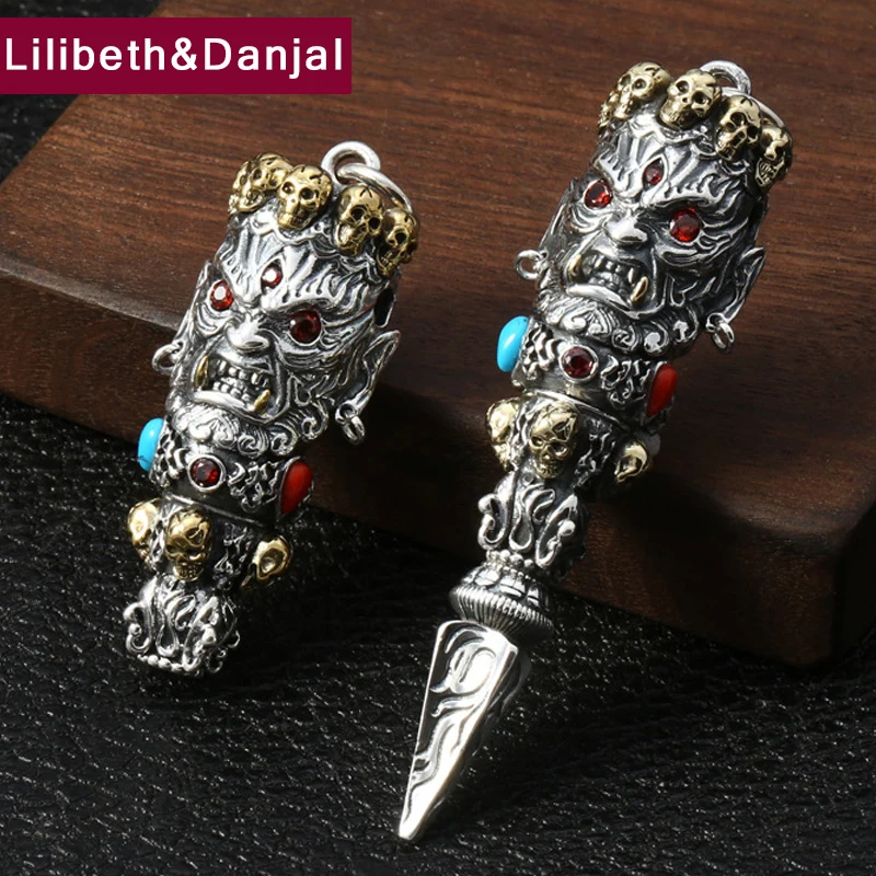 Подвеска из камня и хрусталя для мужчин женщин серебра 100% пробы|Подвески| |