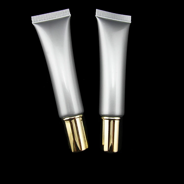 Wholesale-100pcs/lot 15ml empty soft tube, cosmetic empty tube,eye cream tube with Al. cap and PP plug