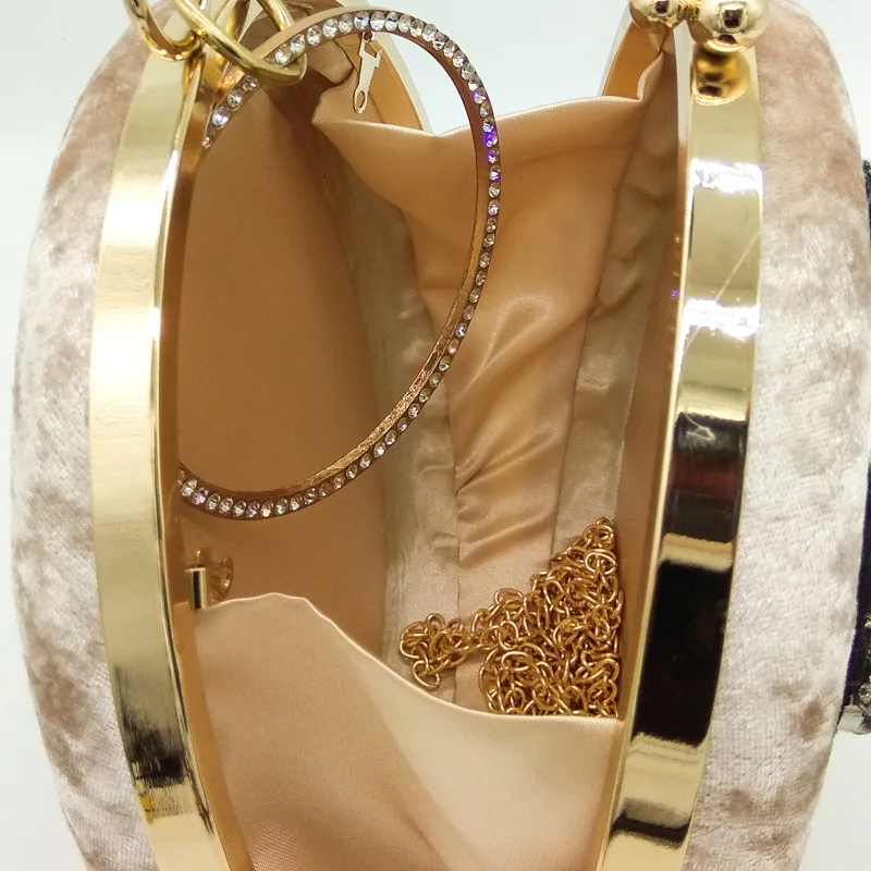 Круглый Вышивка Птица Цветочный Кристалл Для женщин вечерние Женские Сумки на