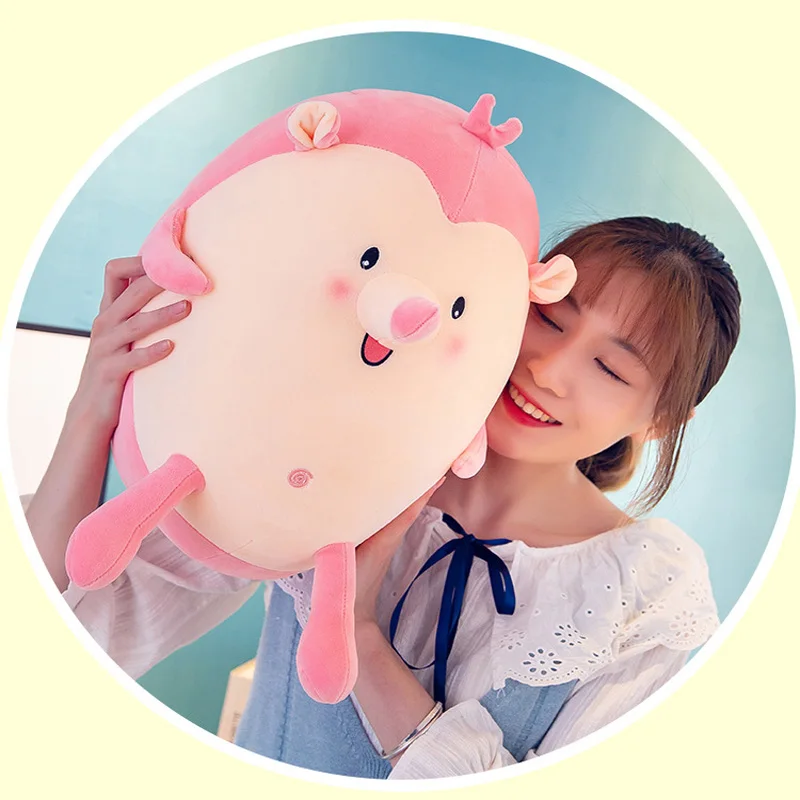 Милая маленькая и мягкая круглая подушка Ёжик кукла шарик детская Удобная