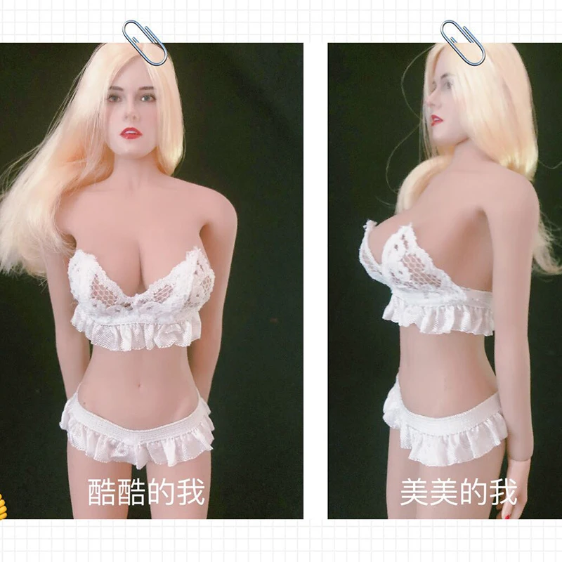 Белый/черный сексуальный кружевной комплект нижнего белья 1/6 купальник одежды