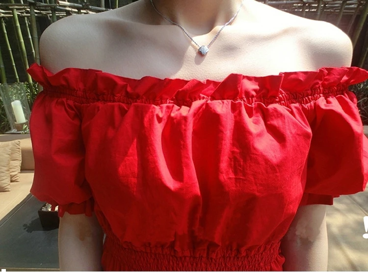 Parollada Для женщин пикантные красные Slash Средства ухода за кожей Шеи Тонкий