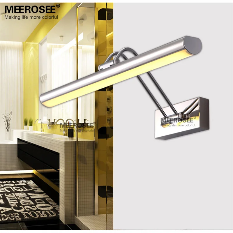 

Новое поступление, светодиодные лампы, современные настенные бра для ванной комнаты, 18 Вт, светодиодные зеркальные настенные светильники, с...