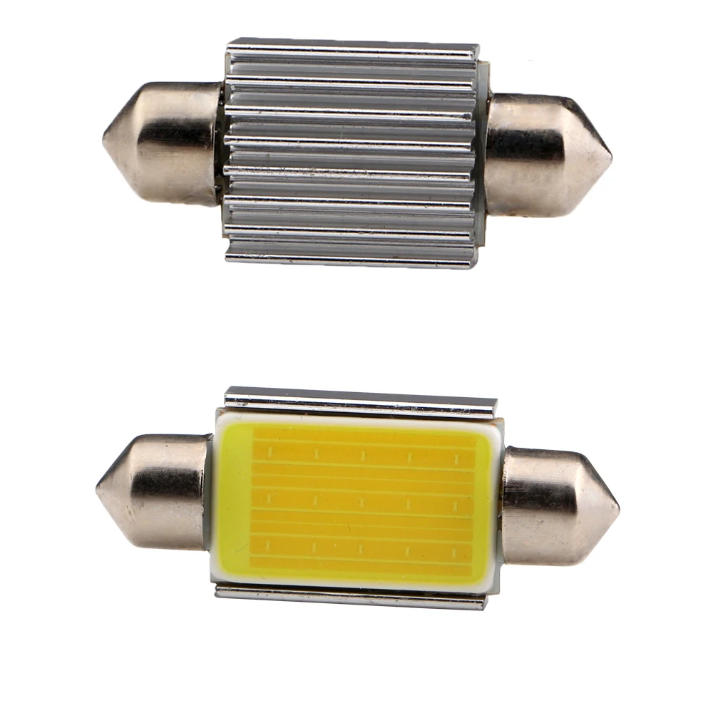 YM E-Bright 4 шт. 39 мм C5W Led CAN-шина COB 15 SMD безошибочные фестоны лампы для чтения багажника