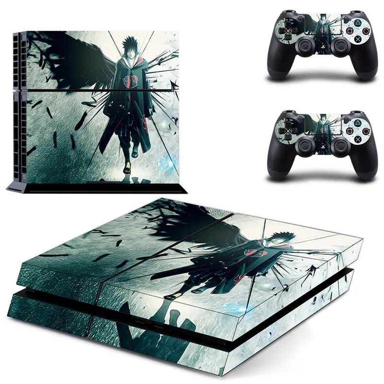 Аниме «Наруто» Play Station 4 наклейка для ps4 Стикеры для sony наклейка для ps4 наклейки консоли и 2 контроллера ps4 винил домашнего декора переключатель кожи