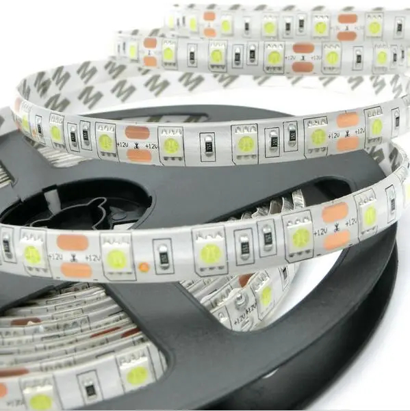 5 м 300LED IP65 Водонепроницаемый 12В SMD 5050 белый/холодный белый/теплый