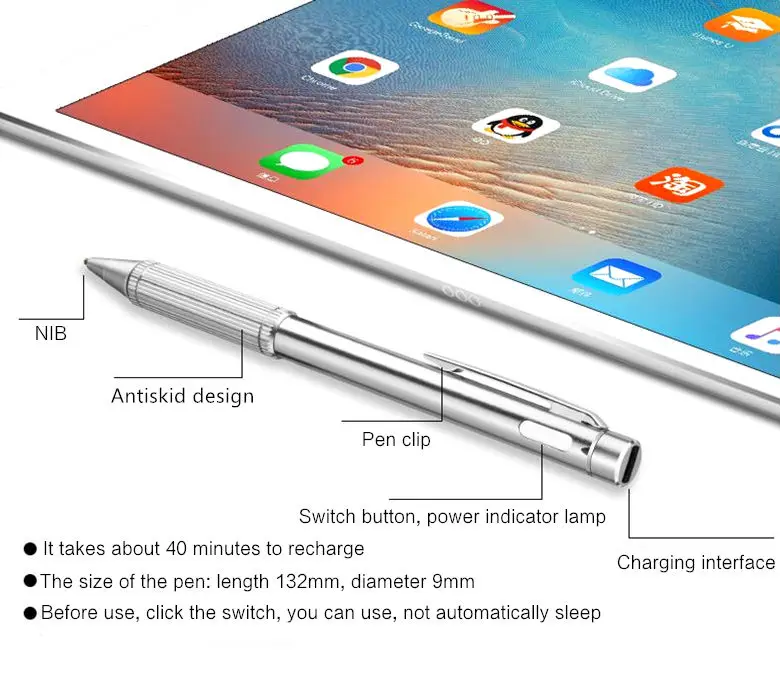 Active Pen емкостный Сенсорный экран для Huawei Honor 8 Lite 7x6 5 5x Nova 2 G8 G9 6x V9 5C 6a Стилусы ручка мобильного телефона СИБ 1.4 мм