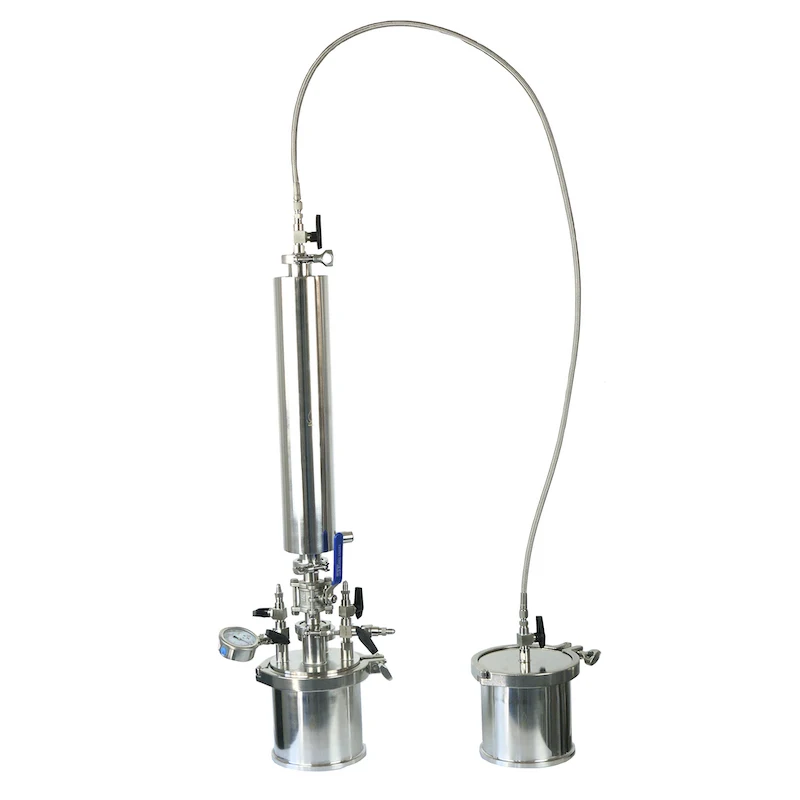 

160Gram BHO Extractor kit, Closed Loop System. 1.5" x 30" dry ice sleeve.