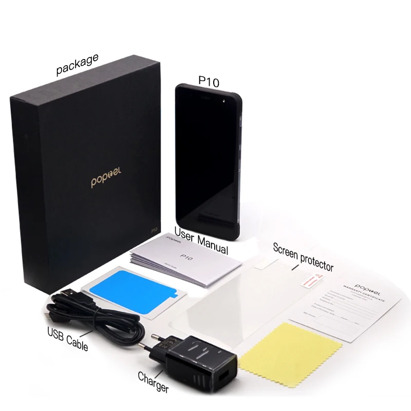 POPTEL P10 5 дюймов 4 Гб 64 13 МП + 8 Мп прочный водонепроницаемый смартфон Восьмиядерный